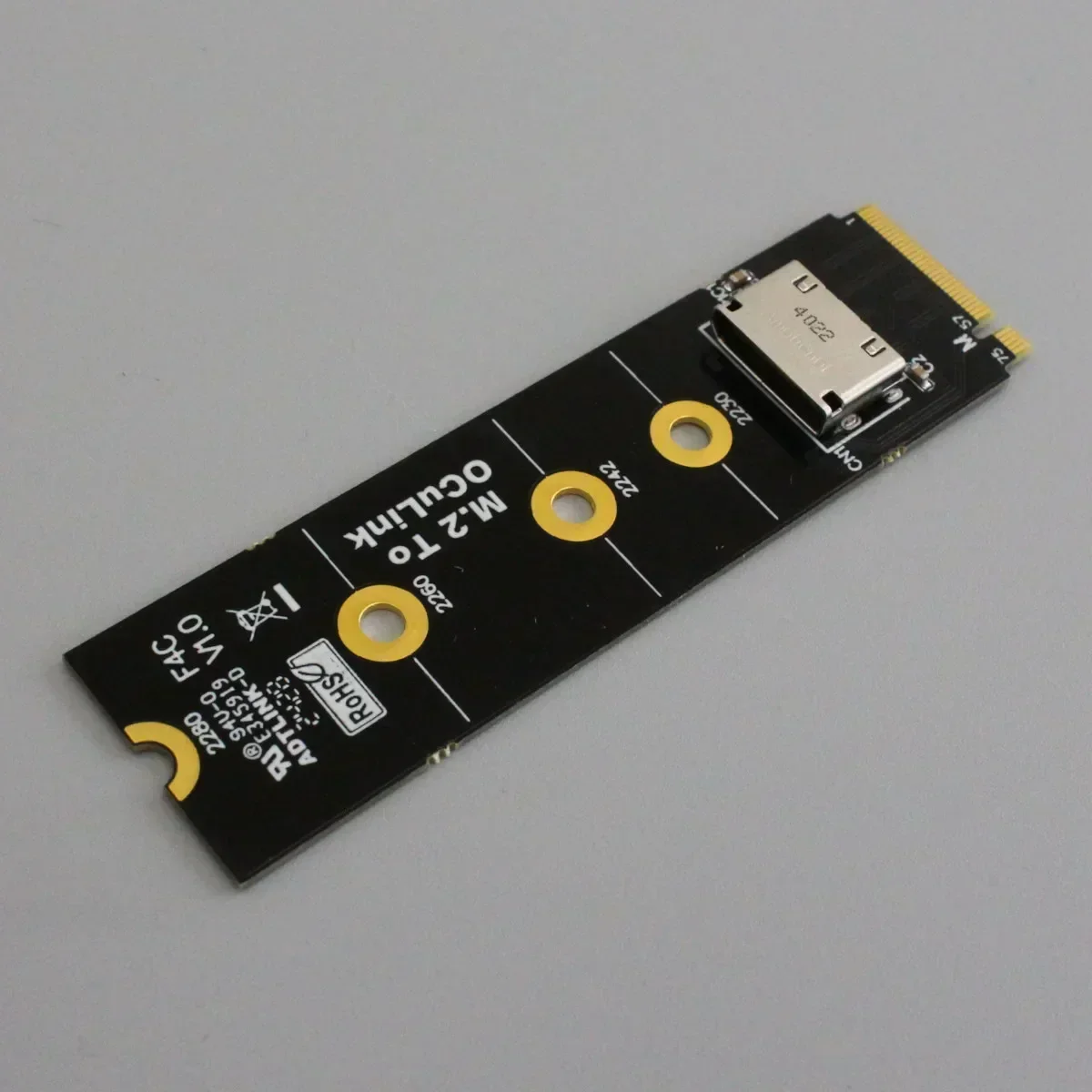 ADT PCIe 4.0 64Gbps adaptor ka - Oculink Egpu Dock Graphics Card ulasan dan harga