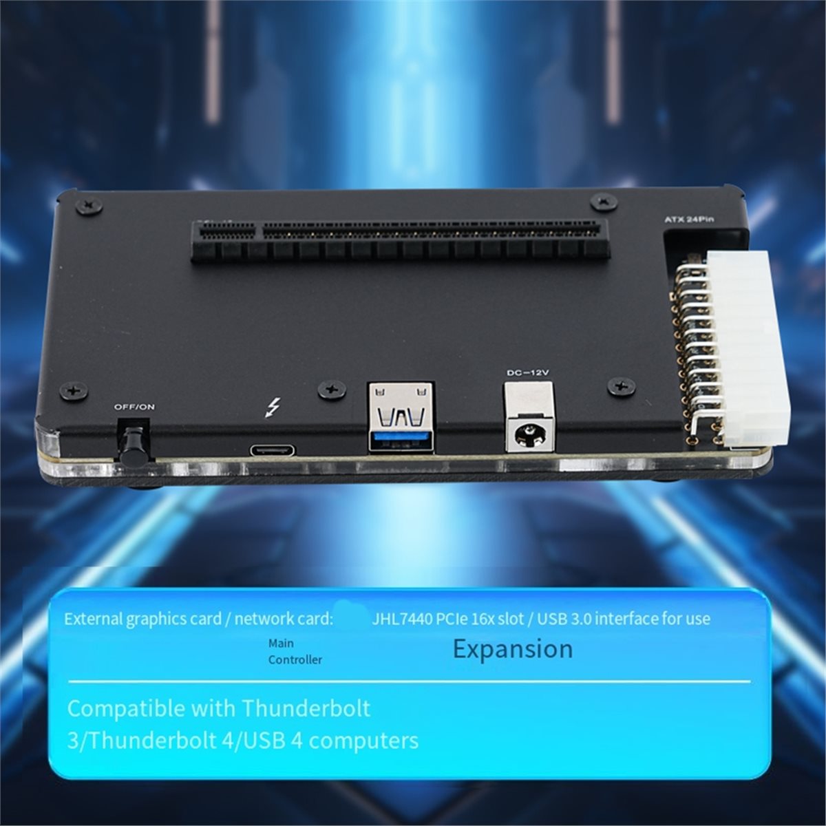 ABIU Profesional GPU Eksternal - Thunderbolt 4 External Gpu Enclosure ulasan dan harga