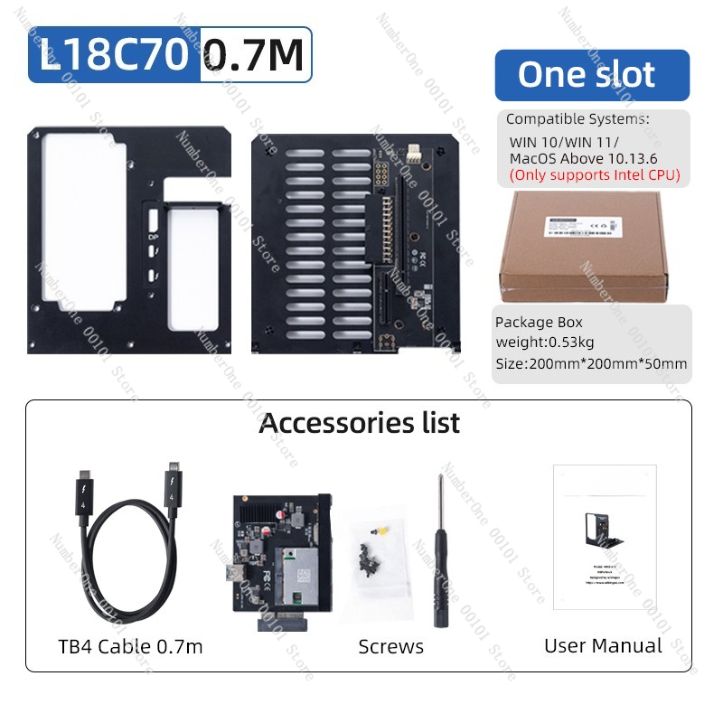 Dock GPU Eksternal L18 Thunder - Thunderbolt 4 External Gpu Enclosure ulasan dan harga